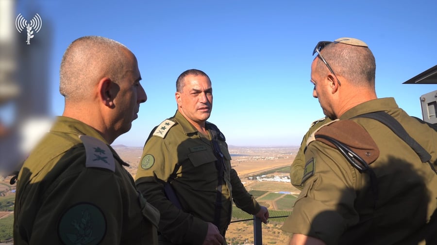 הרמטכ"ל בגבול סוריה