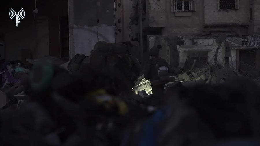 תיעוד מפעילות צוות הקרב של חטיבת הנח״ל ברצועת עזה