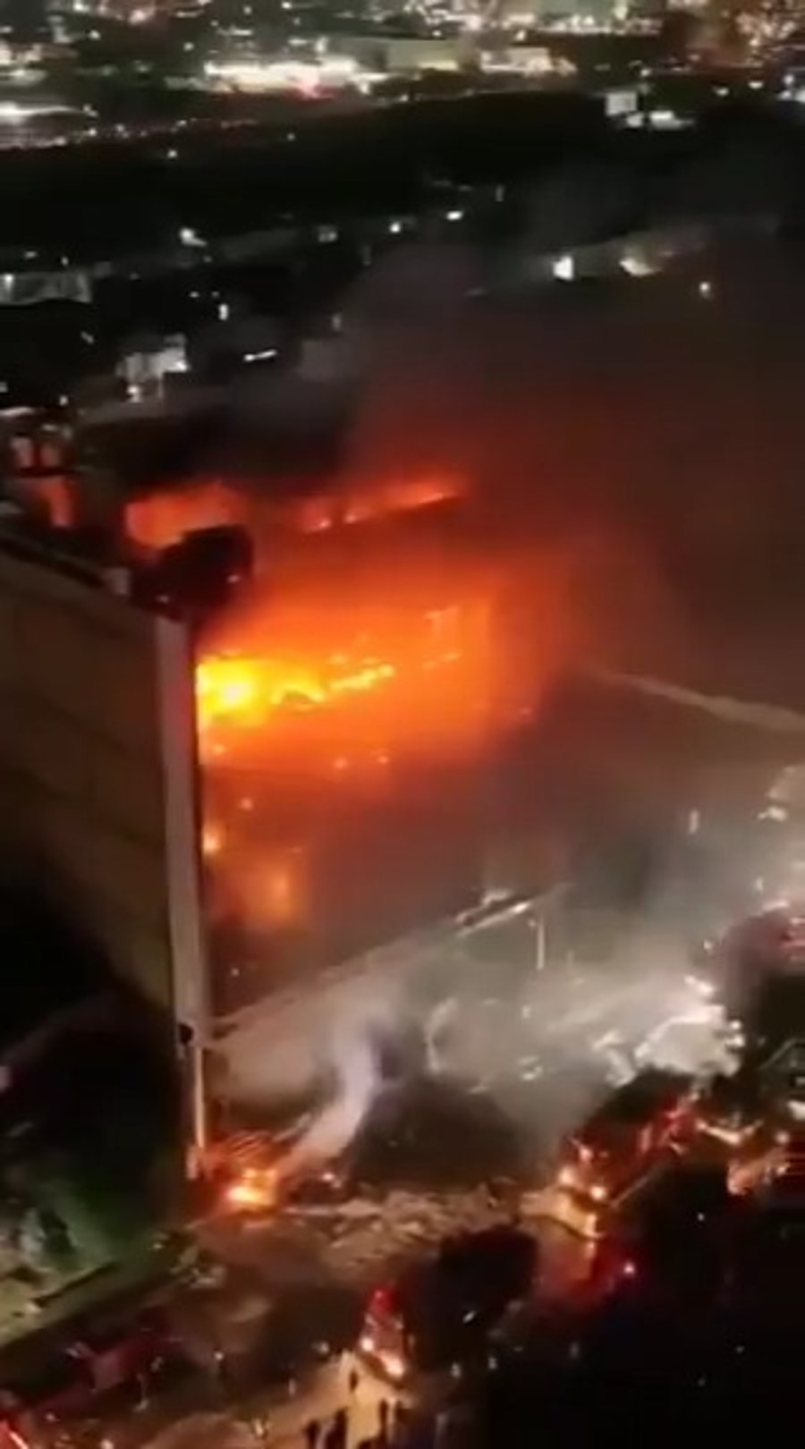 השריפה במזרח עיראק