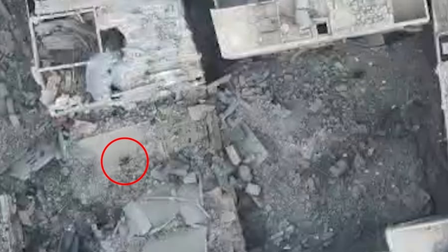  תיעוד מחיסול אחד המחבלים החמושים ב-RPG שהיוו איום על כוחותינו