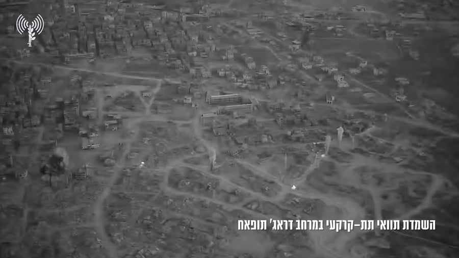  תיעוד מהשמדת התוואי התת-קרקעי