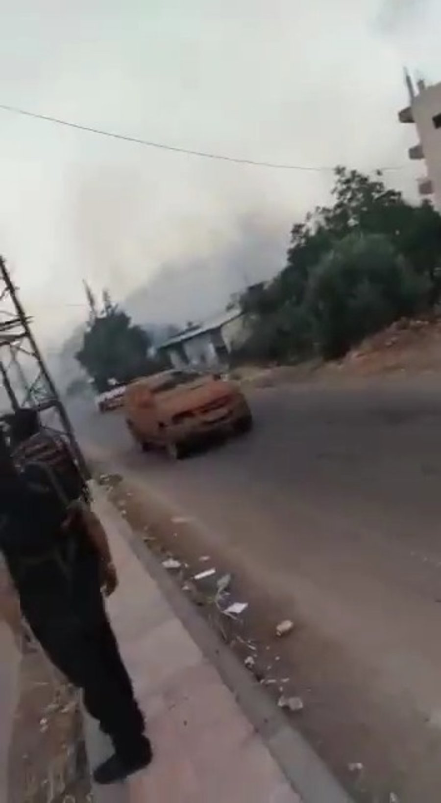 שיירות רכבים בסוריה בדרך לסייע למאבק בדרוזים