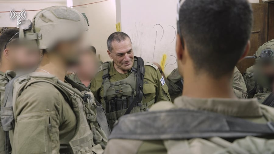 הרמטכ"ל בביקור ברצועת עזה