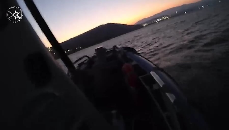 החילוץ הדרמטי מלב הכנרת