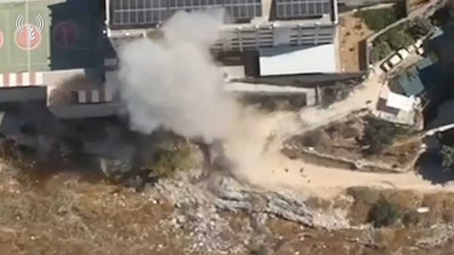 פיצוץ המטענים של המחבל