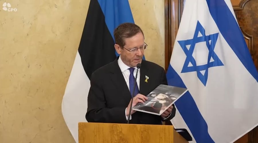 הנאום של הרצוג היום באסטוניה