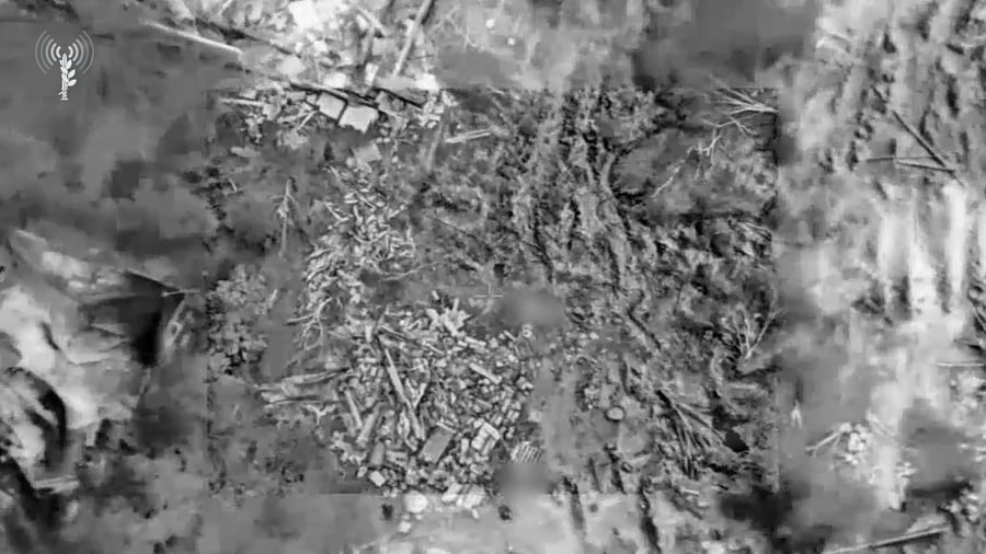 תיעוד מתקיפת מטרות טרור של ארגון הטרור חמאס ברצועת עזה