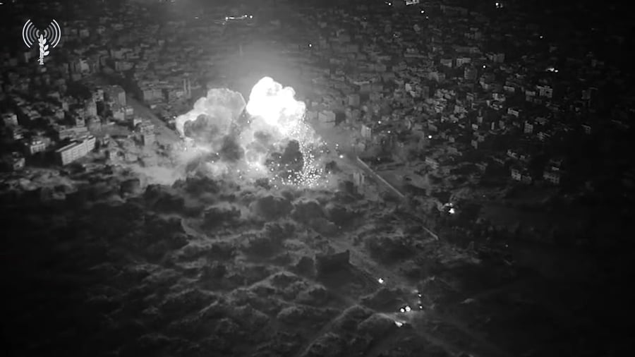 השמדת תשתיות טרור בצפון רצועת עזה