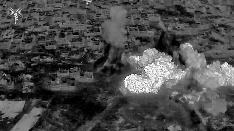 השמדת תוואי תת-קרקעי בצפון רצועת עזה