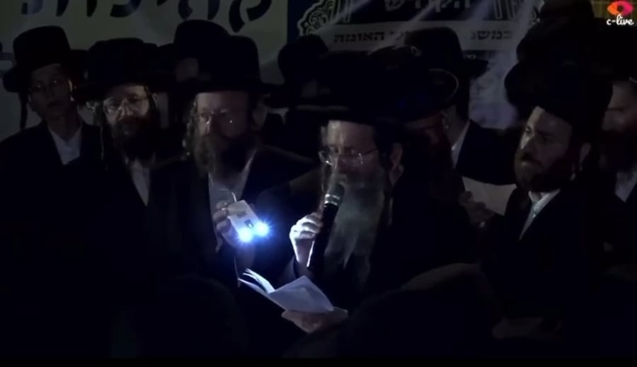 ראש הישיבה הרב משה ברזובסקי בדבריו