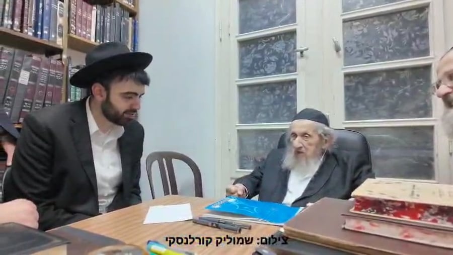 הבחור שהשתחרר מבקר אצל הגר"ד לנדו