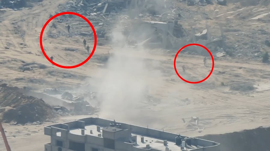 התיעוד שפרסם אתמול דובר צה"ל