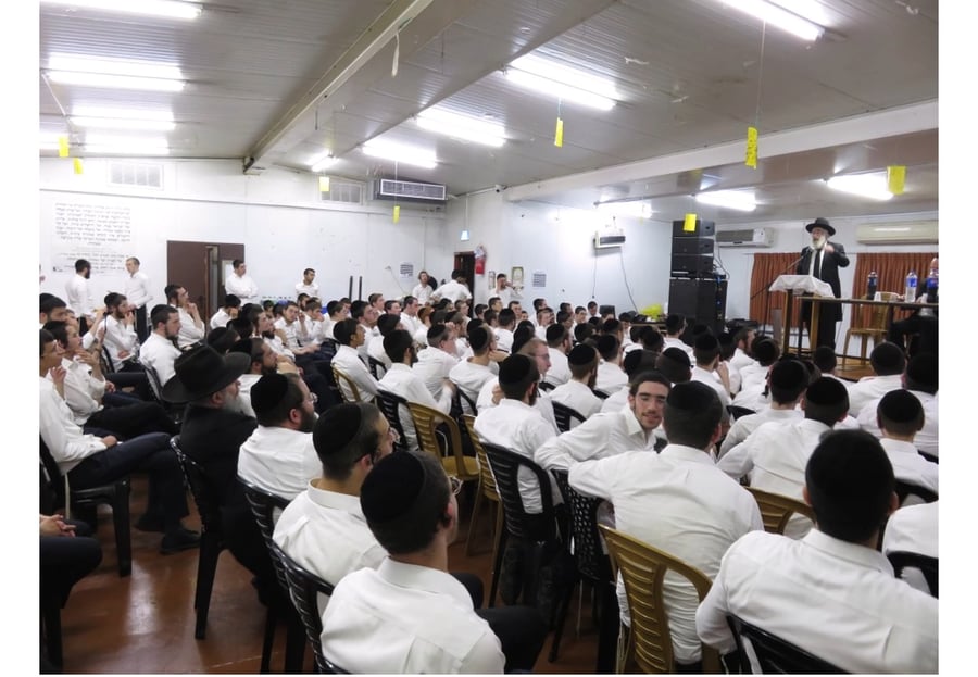 דברי ראש הישיבה הגרב"ד דיסקין במהלך הקעמפ