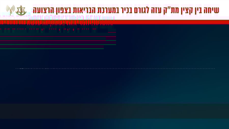 שיחה ההתראה של צה"ל לארגונים בעזה