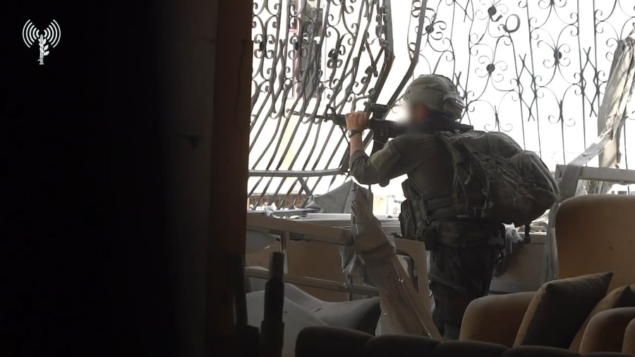 תיעוד מפעילות כוחות צוות הקרב של חטיבת כפיר בדרום חאן יונס