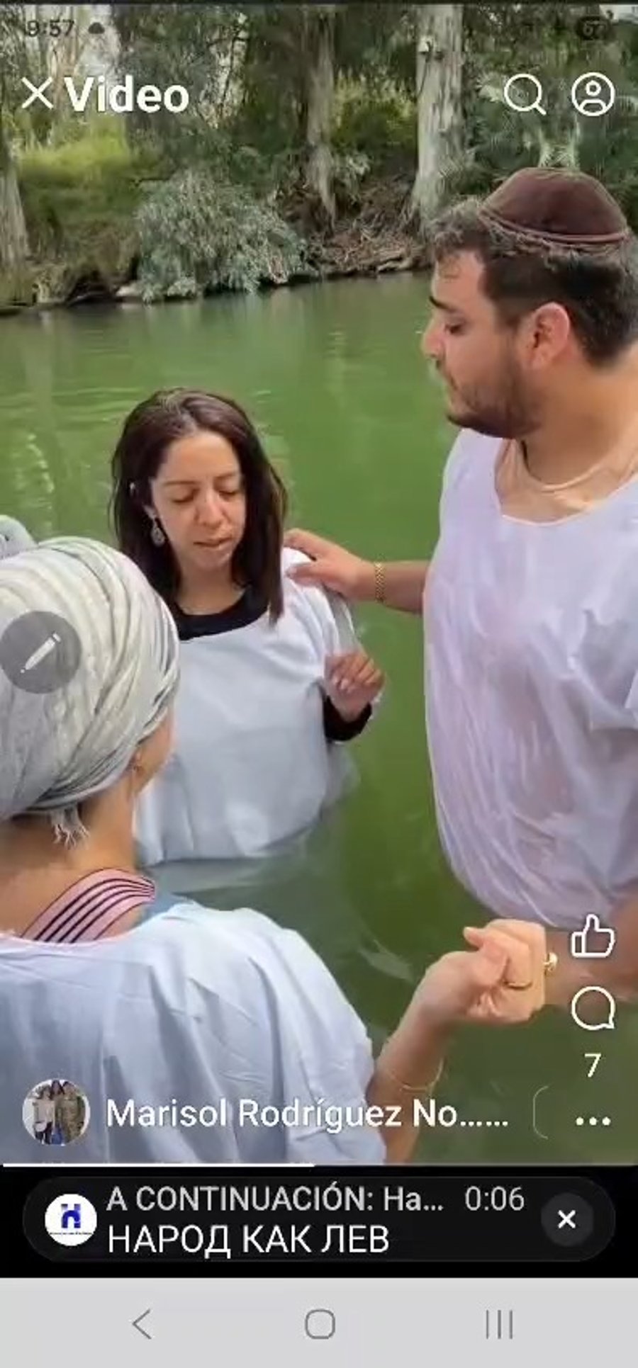 קצנברג מטביל לנצרות 