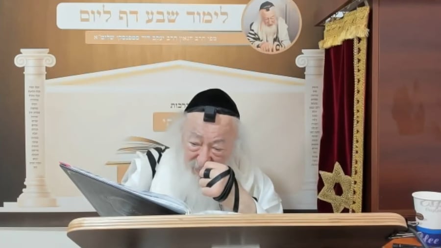 הרב יעקב דוד סטפנסקי בשיעור על מסכת עבודה זרה