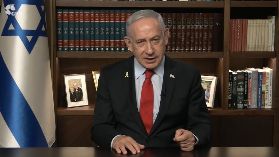 נתניהו בשיחת חיזוק 