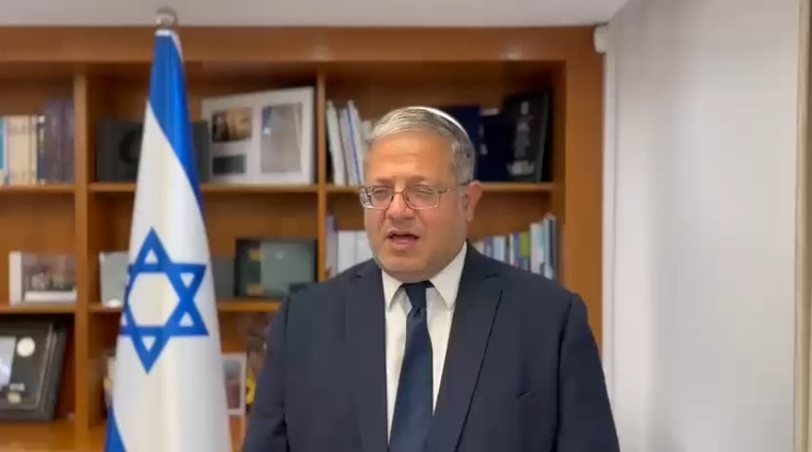 השר בן גביר מגיב על ניסיון ההתנקשות בו 