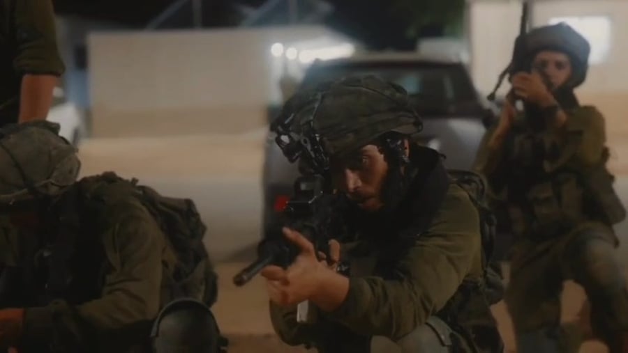 אימון לחימה בלילה - חטיבת החשמונאים