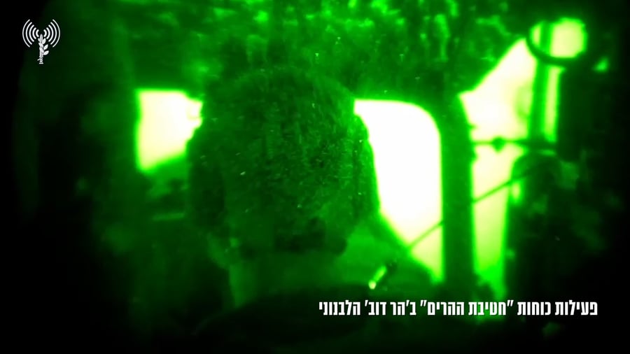בפעילות ממוקדת של כוחות צה"ל: הושמדו מספר עמדות של חיזבאללה בהר דב