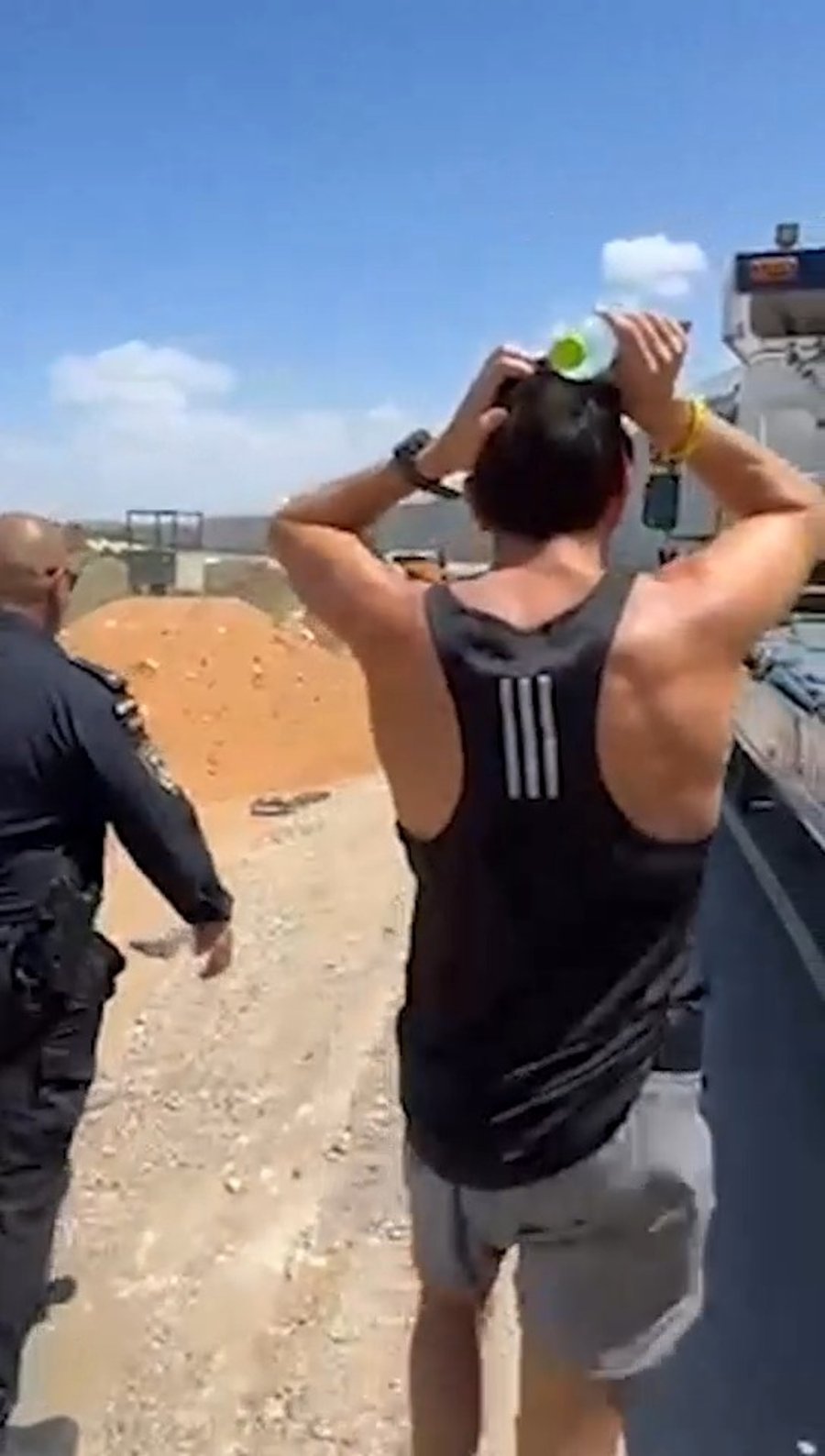 תיעוד מרגע הבשורה שקיבל האזרח 