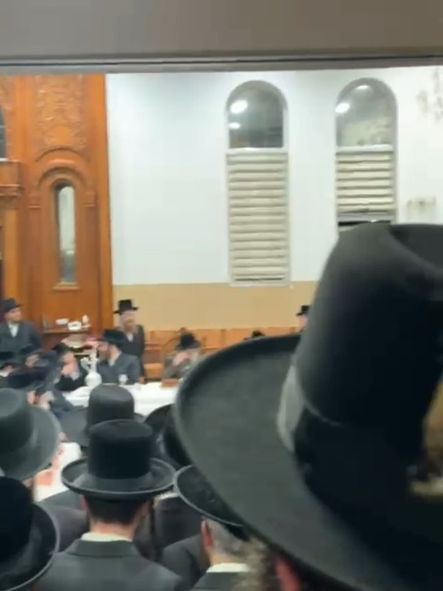 מעמד קבלת פנים לאדמו"ר מויז'ניץ לונדון