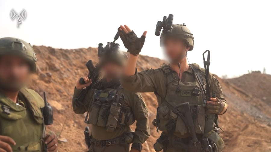 פעילות הלוחמים בעזה