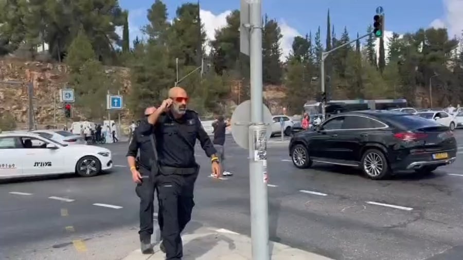 זירת הפיגוע בצומת רמות