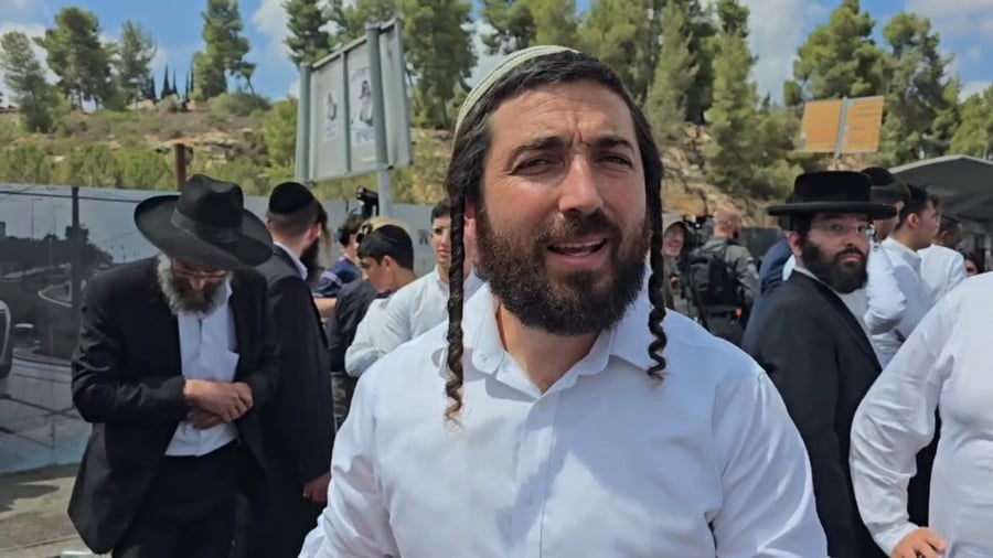 ח"כ צבי סוכות בראיון מזירת הפיגוע