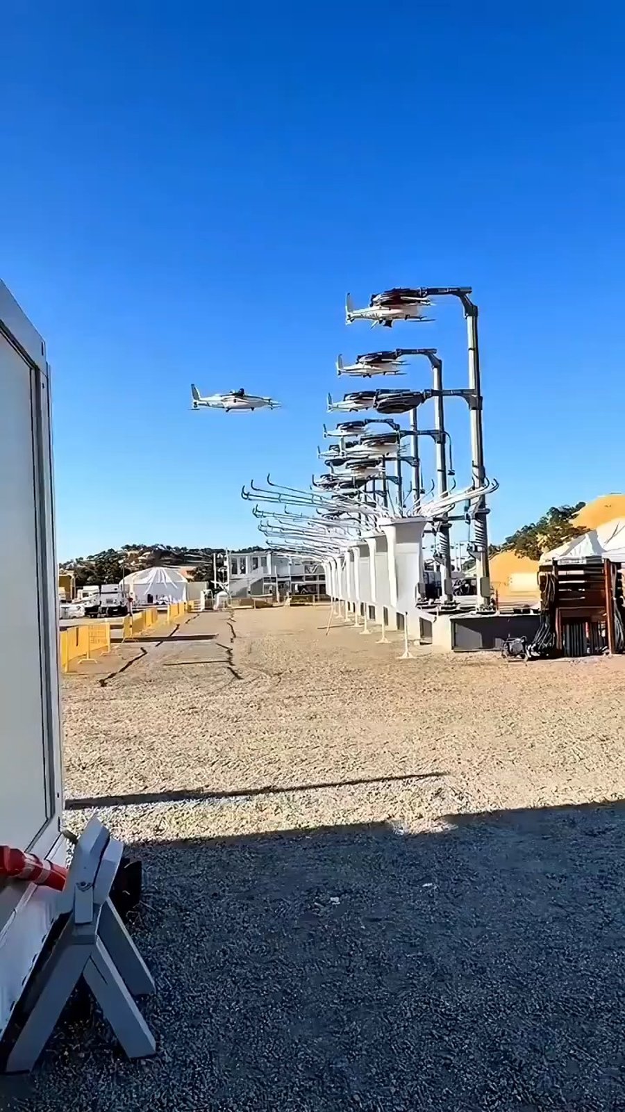 עמדת הטענה של חברת המשלוחים האמריקאית Zipline
