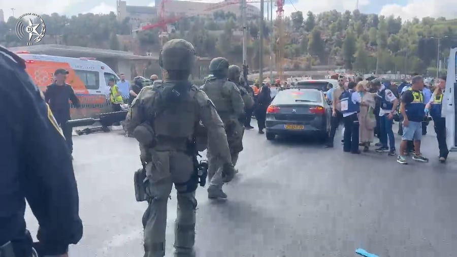 זירת הפיגוע בצומת רמות