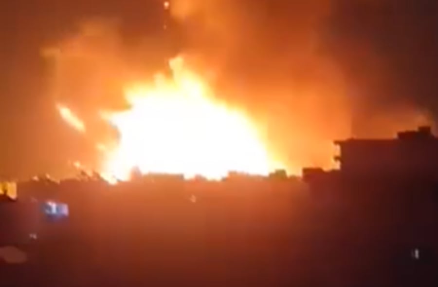 תיעוד מהתקיפה באזור לטקיה