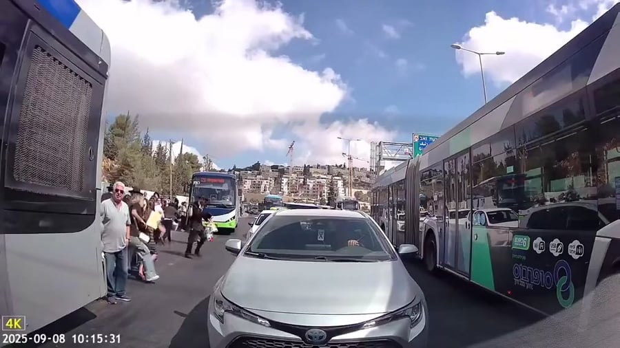 רגעי הפיגוע בצומת רמות