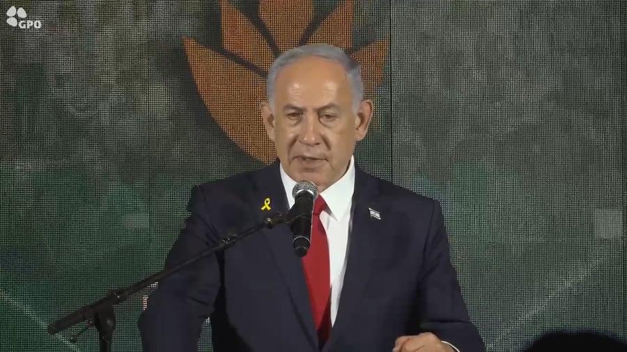 נתניהו עם החיילים החרדים