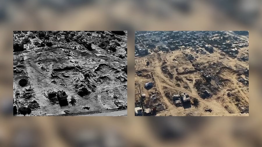 השמדת תוואי תת-קרקעי בדרום רצועת עזה