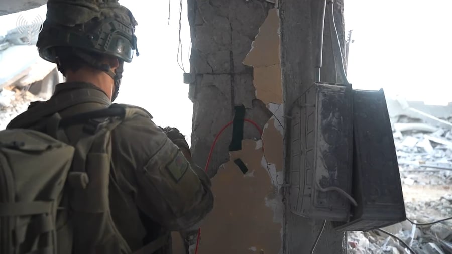 תיעוד מפעילות כוחות אוגדה 36 בדרום רצועת עזה