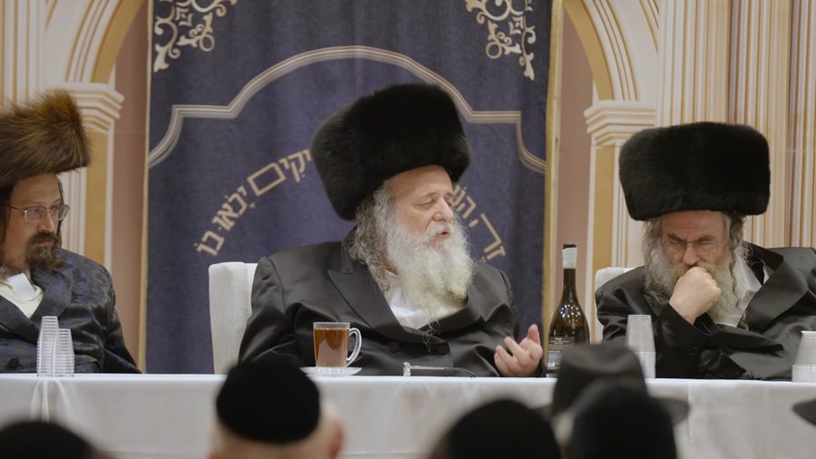 הגר"ש אלתר בסעודה שלישית באטלנטה