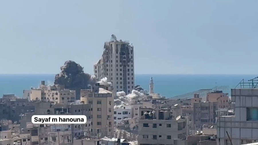 הפלת המגדל בעזה