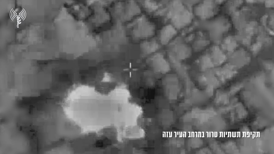 תקיפות בלב העיר עזה