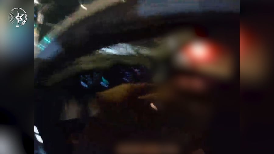 תיעוד המעצר ממצלמת הגוף של השוטר