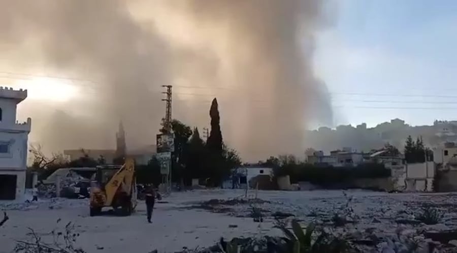 תקיפה בדרום לבנון היום