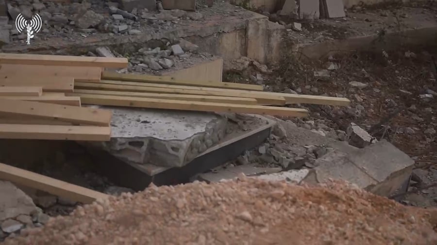תיעוד של תשתיות תת-קרקעיות שאותרו והושמדו במבצע ׳חיצי צפון׳