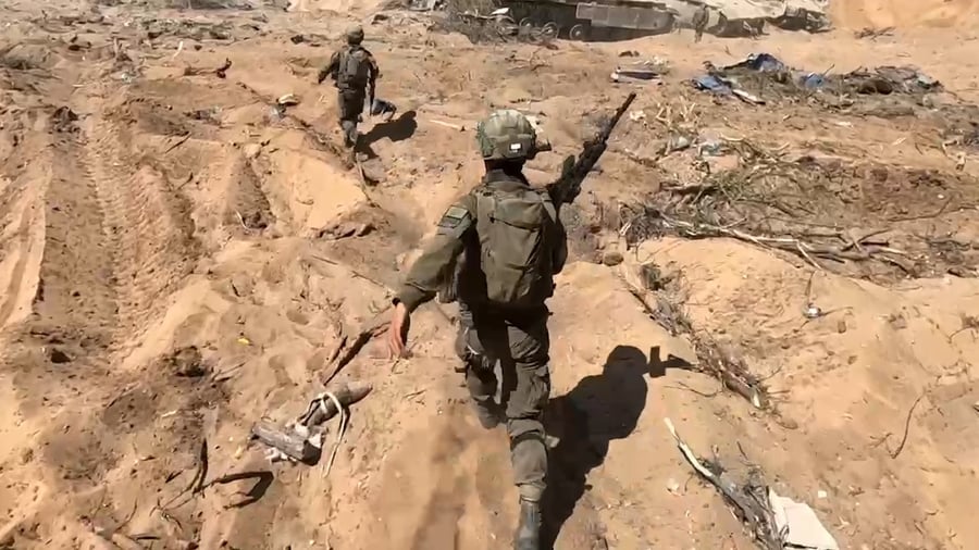 תיעוד מפעילות הכוחות בעיר עזה