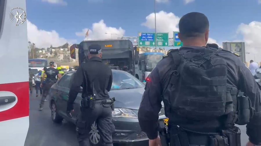 זירת הפיגוע בצומת רמות