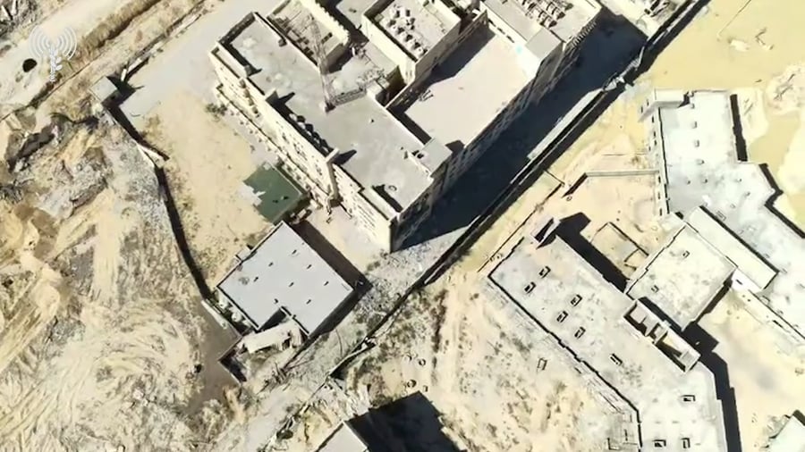 תיעוד של הפיר שאותר במתחם בית החולים חאמד