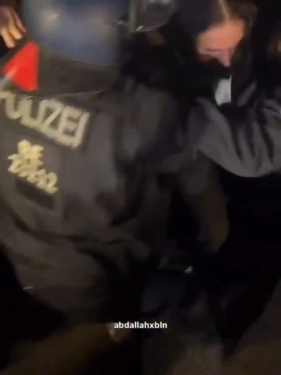 עימותים בגרמניה בין שוטרים למפגינים עבור תושבי עזה