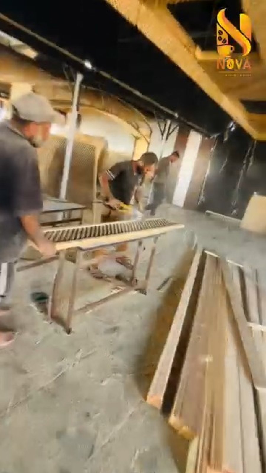 השיפוצים במקום בחודש שעבר