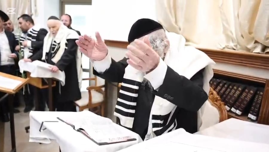 הושענא רבה אצל הגר"ד לנדו