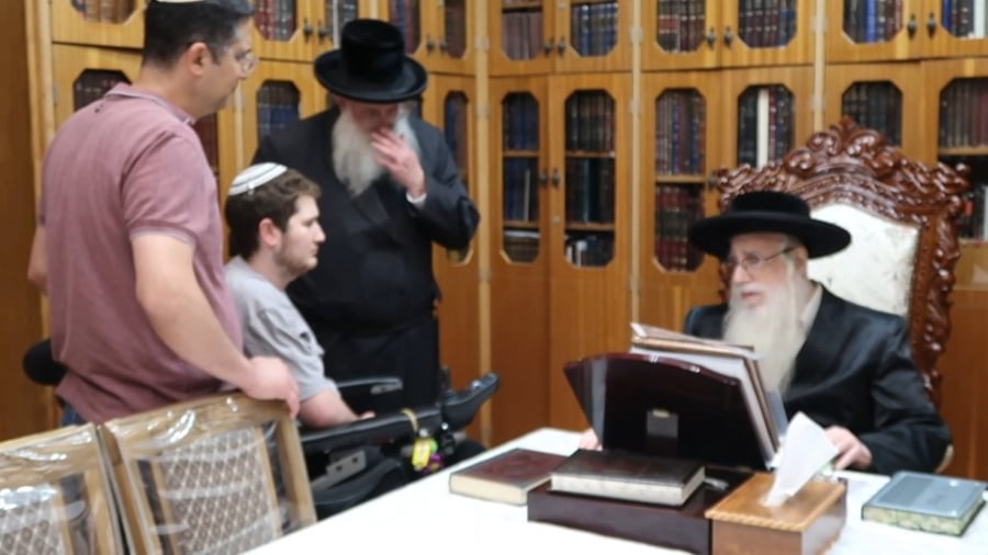 החייל אצל האדמו"ר מצאנז